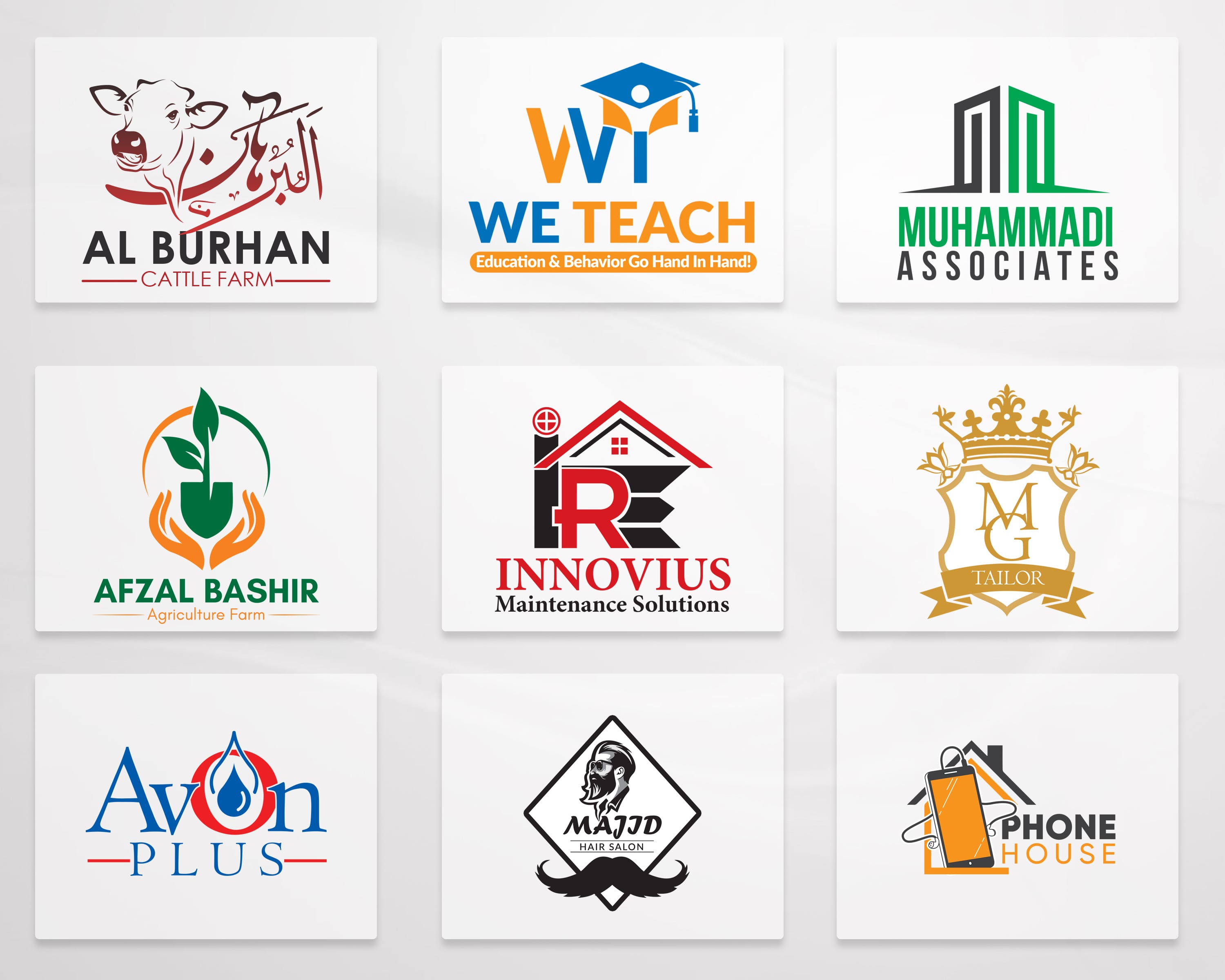 Modern logo design Dallas TX creative branding example 2026