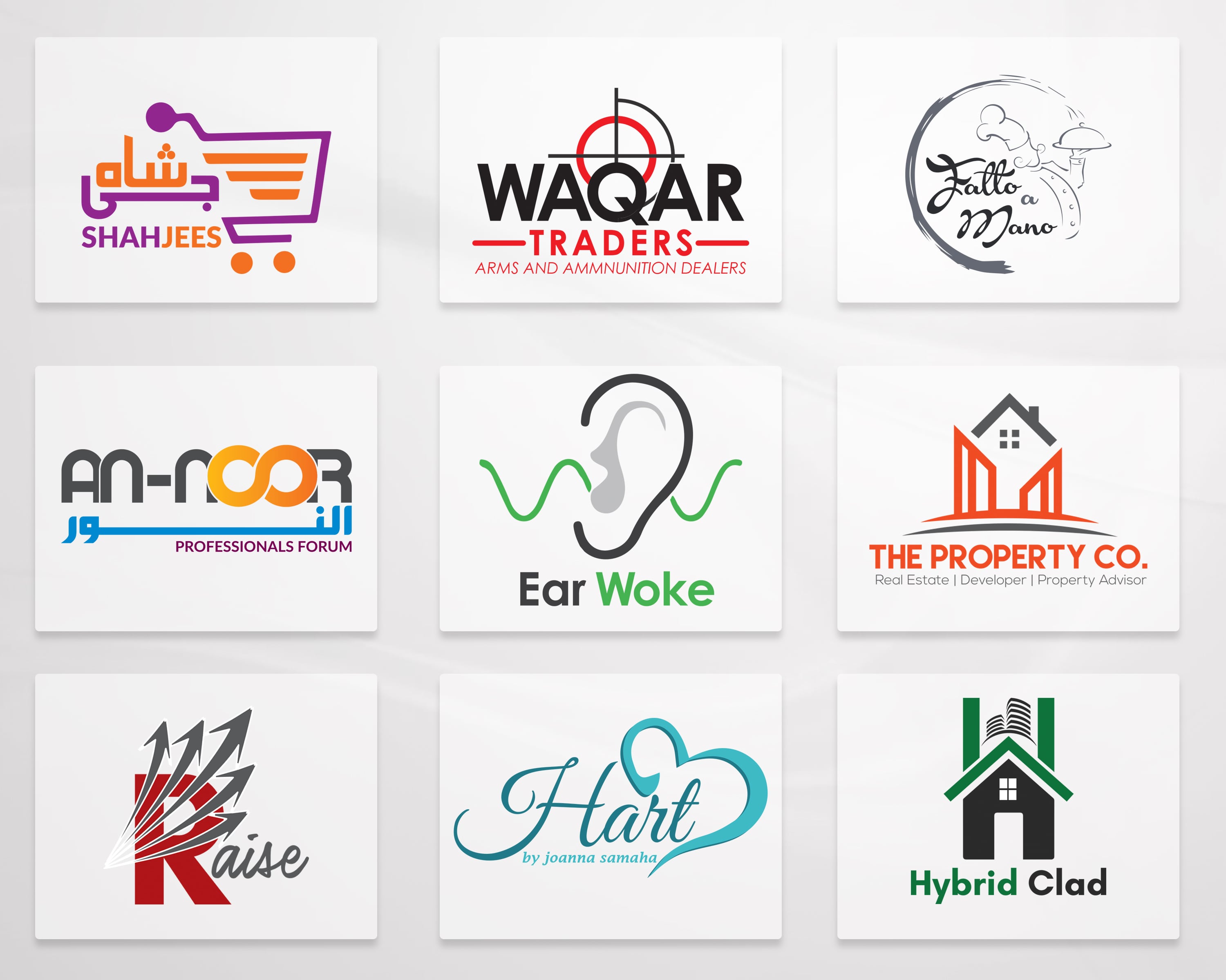 Creative logo design ideas Dallas TX brand identity sample 2026