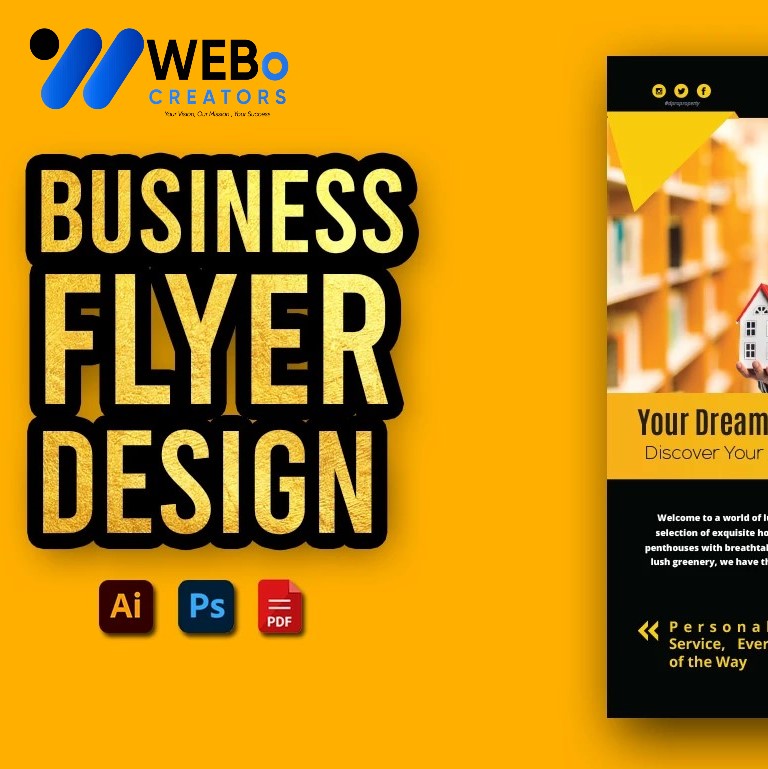 Creative Flyer Design for Moving Company in Dallas TX | Flyer for Removals Services