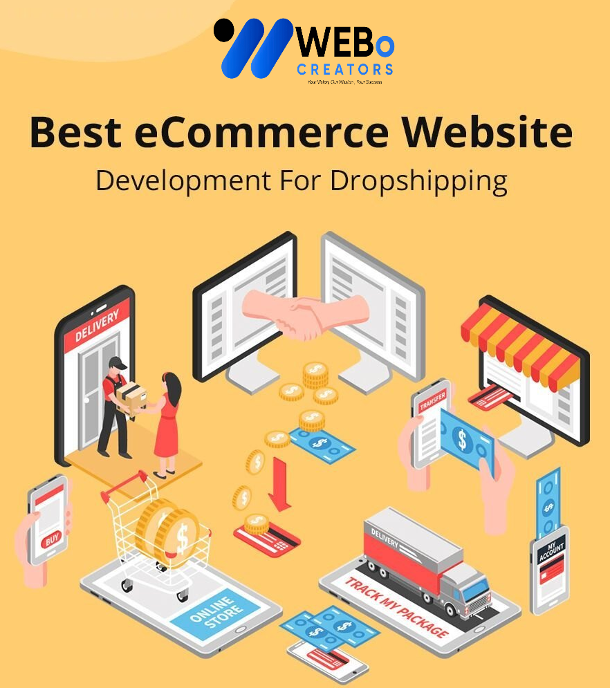 Modern Shopify dropshipping store design for online selling in Dallas TX 2026