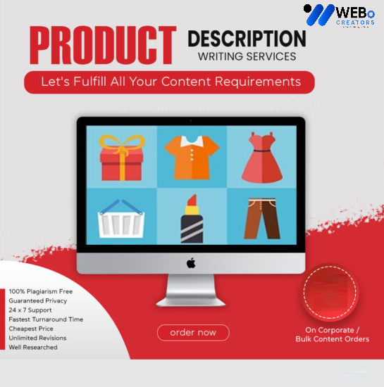 Product Description Writing Services | Best Digital Marketing Agency | Web Design in Dallas TX for online stores