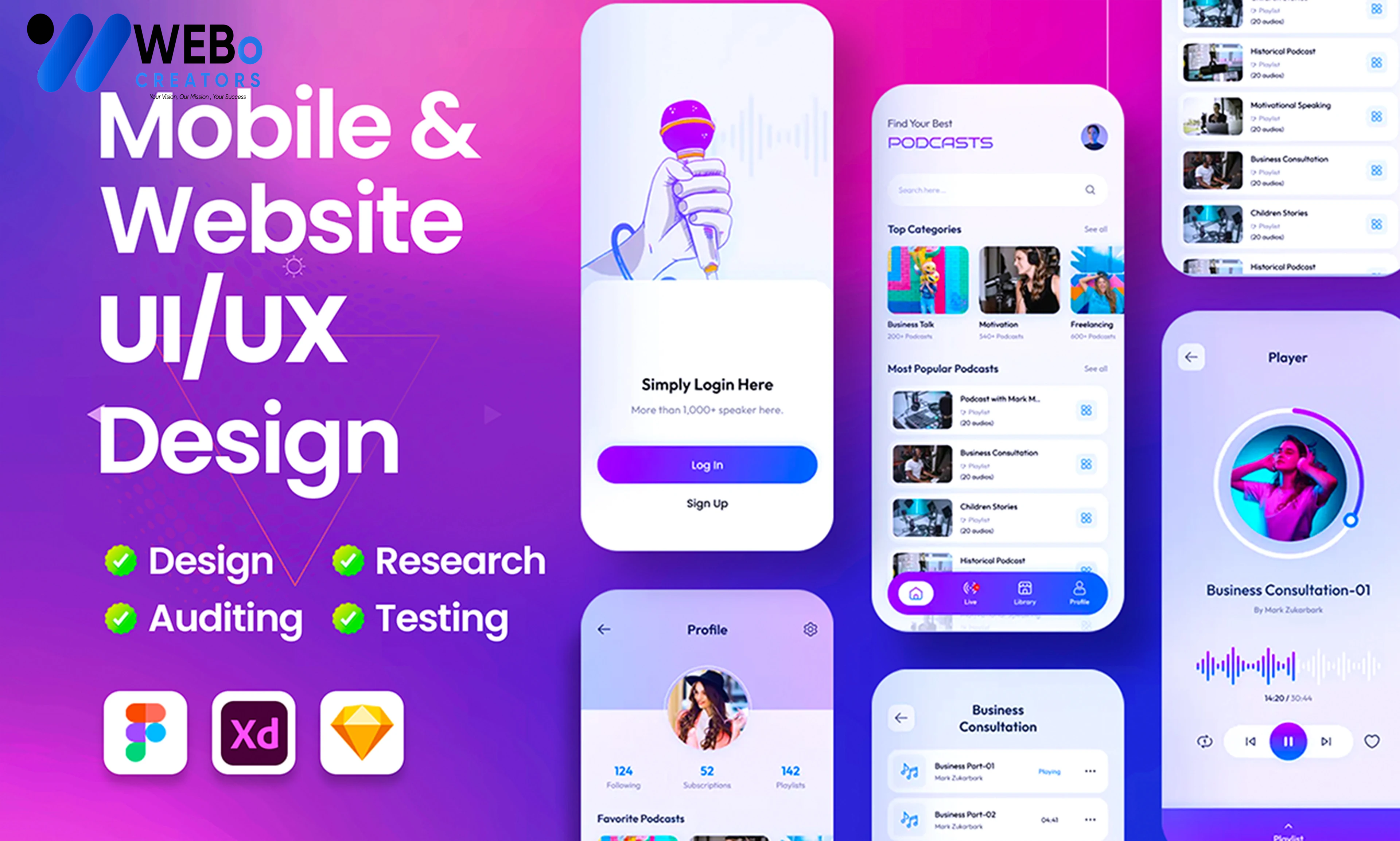 Flutter App UI/UX Design | Beautiful Flutter Interface Design in Dallas TX